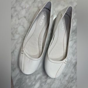 White ballet flats-Aldo size 39